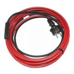 Värmekabel 2 meter med stickpropp 22 Watt, 1.5 meter inkopplingssladd