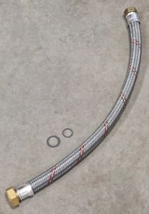 Flexible hose ¾" 1&quot; Running ¾" Running L = 600