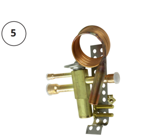 Expansion valve cpl with pipe kit from V2 12kW 0616-