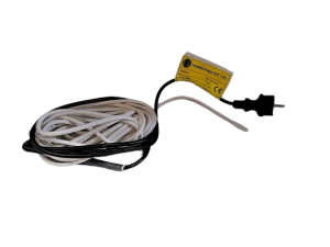 8m Heating Cable with Self-Regulating Thermostat and Plug