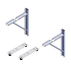 Wall mounts complete Ea OA