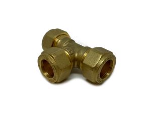 T-rör klämringskoppling 15 mm 2-pack