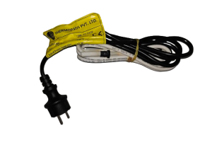 3 m Heating Cable with Self-Regulating Thermostat and Plug
