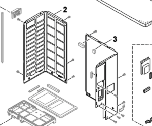 Sheet Metal Left-side outdoor unit to Nordic Inverter / Bosch Compress