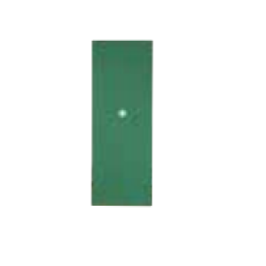 Sheet metal, side left / right green
