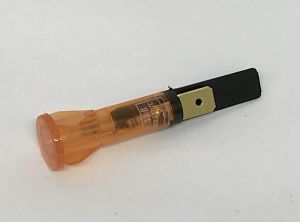 Indicator light, round, orange with pins for Joker